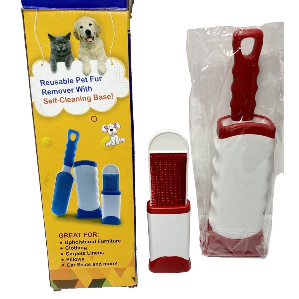 Reusable Pet Hair Dog Hair Cat Hair Remover With Self Cleaning Base Easy To Use!
